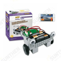 STEAM Intelligence Science Education DIY Production Building Blocks Assembled Toy Car Programmable Children's Early Education Set STEAM Intelligence Science Education DIY Production Building Blocks Assembled Toy Car Programmable Children's Early Education Set