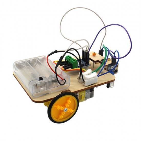Smart Robot Truck Chassis Kit Steam Education Learning Electronic Circuit for Arduino DIY Toy