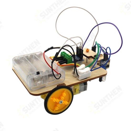 Smart Robot Truck Chassis Kit Steam Education Learning Electronic Circuit for Arduino DIY Toy