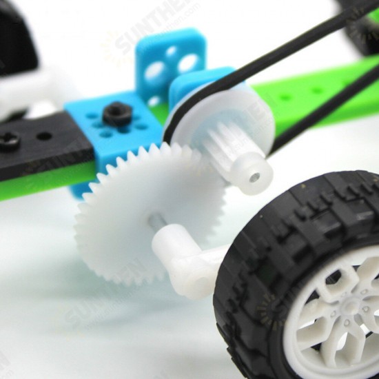 Wire-controlled Small DIY Machine Science Electric Robot Wired Toy