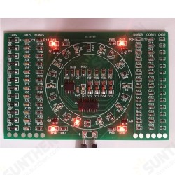 10Pcs DIY SMD Rotating LED SMD Components Soldering Practice Board Skill Training Kit 10Pcs DIY SMD Rotating LED SMD Components Soldering Practice Board Skill Training Kit