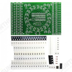 10Pcs DIY SMD Rotating LED SMD Components Soldering Practice Board Skill Training Kit 10Pcs DIY SMD Rotating LED SMD Components Soldering Practice Board Skill Training Kit