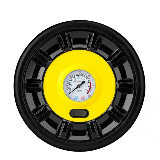 12V Portable Tire Air Pump Digital Display/Pointer Compressor Inflator W/ LED Lights