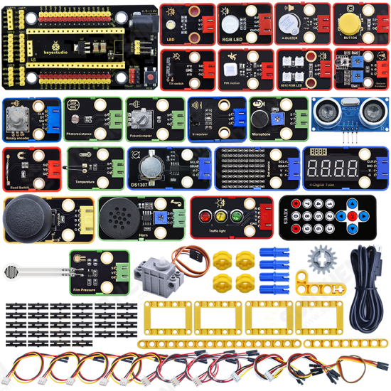 24 in 1 Sensor Kit Getting Started without Raspberry Pi Pico Development Board Basics MicroPython Programming