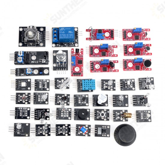 45 IN 1/37 IN 1 Sensor Module Starter Kits Set For Arduino Raspberry Pi Education Bag Package