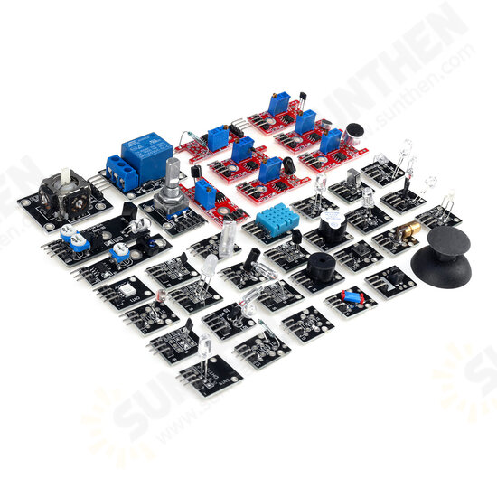 45 IN 1/37 IN 1 Sensor Module Starter Kits Set For Arduino Raspberry Pi Education Bag Package