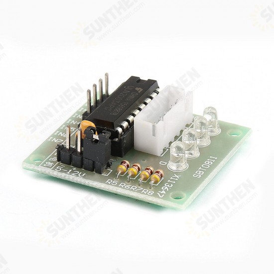 5 Set Arduio DIY Kit ULN2003 Driver Module Board+28BYJ-48 5V 12V Reduction Step Motor Gear Stepper Motor 4 Phase Step Motor