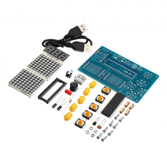 51 Chip Game Console Electronic Production DIY Kit Play Game Design Board Module
