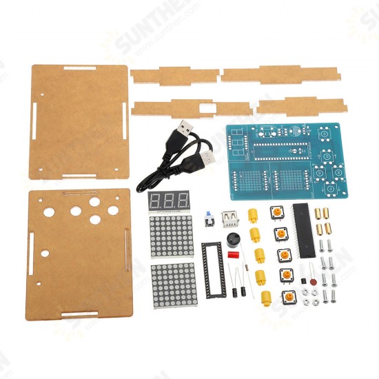 51 Chip Game Console Electronic Production DIY Kit Play Game Design Board Module