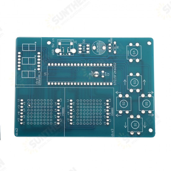 51 Chip Game Console Electronic Production DIY Kit Play Game Design Board Module