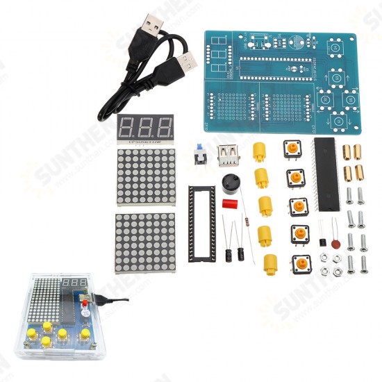 51 Chip Game Console Electronic Production DIY Kit Play Game Design Board Module