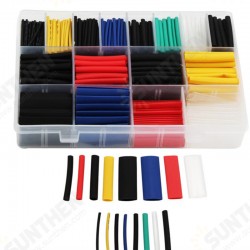 580PCS Heat Shrink Tube Thermoresistant Heat-shrink Tubing Wrapping Kit Electrical Connection Wire Cable Insulation Sleeving 580PCS Heat Shrink Tube Thermoresistant Heat-shrink Tubing Wrapping Kit Electrical Connection Wire Cable Insulation Sleeving