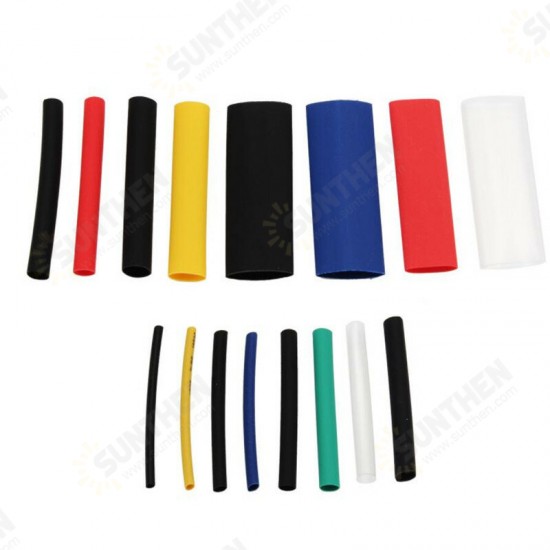 580PCS Heat Shrink Tube Thermoresistant Heat-shrink Tubing Wrapping Kit Electrical Connection Wire Cable Insulation Sleeving