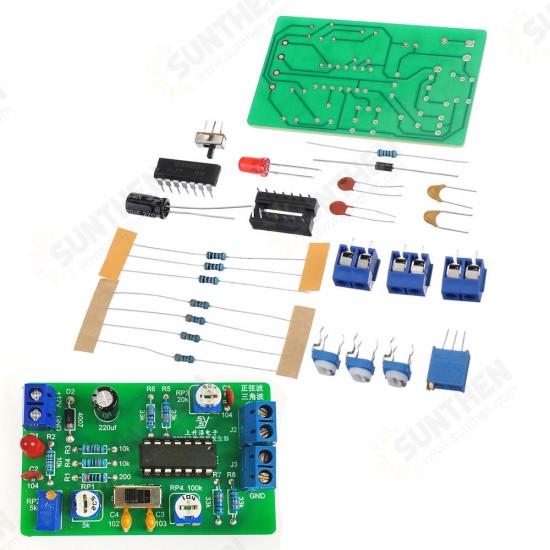 8038 Function Signal Generator DIY Waveform Generator Kit Electronic DIY Production Parts