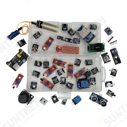 37 In 1/45 In 1 Sensor Kits Ultimate Starter Kit For Arduino Raspberry Pi Beginner Learning Sensor Module Suit with Plastic Case 37 In 1/45 In 1 Sensor Kits Ultimate Starter Kit For Arduino Raspberry Pi Beginner Learning Sensor Module Suit with Plastic Case