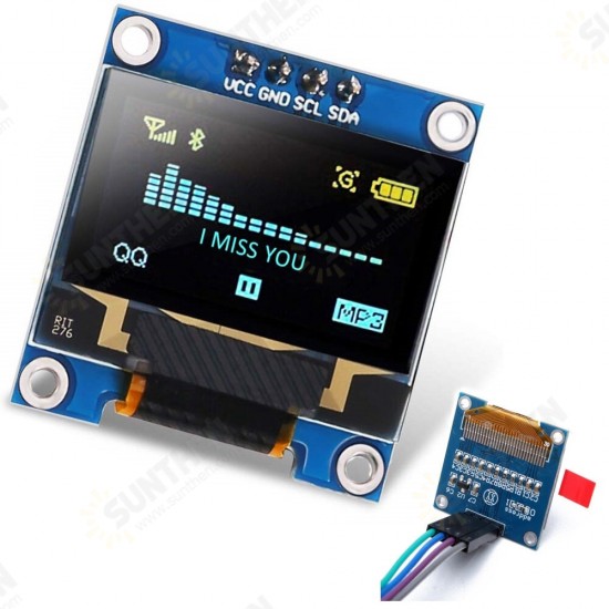 Module Sensor Kit For Arduino with 0.96inch OLED 1602 LCD Display Relay Servo Motor DHT11 for Starter Projects