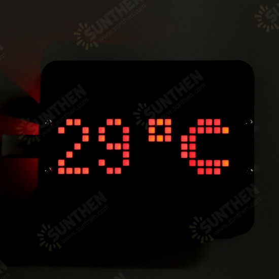 Assembled DIY Creative Gravity Sensor Alarm Clock Programmable Smart Clock