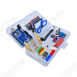 Complete Starter Kit Set Suitable for UN0 R3 Basic Kit Components Experiment Accessories Buzzer 830 Hole Breadboard Complete Starter Kit Set Suitable for UN0 R3 Basic Kit Components Experiment Accessories Buzzer 830 Hole Breadboard