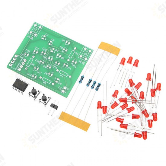 DC 5V DIY Electronic Windmill Training Module Kit Speed Adjustable MCU Course Design Set For Soldering