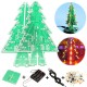 DIY Christmas Tree LED Flashing Light Kit Circuit Board Mould Green Xmas