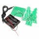 DIY Christmas Tree LED Flashing Light Kit Circuit Board Mould Green Xmas