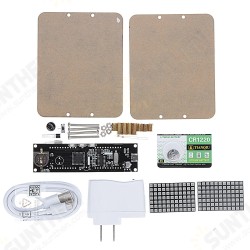 DIY Creative Gravity Sensor Clock Programmable Smart Clock Kit DIY Creative Gravity Sensor Clock Programmable Smart Clock Kit