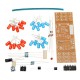 DIY Double Color Flashing Lights Kit Electronic Production NE555+CD4017 Practice Learning Kit