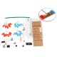 DIY Double Color Flashing Lights Kit Electronic Production NE555+CD4017 Practice Learning Kit