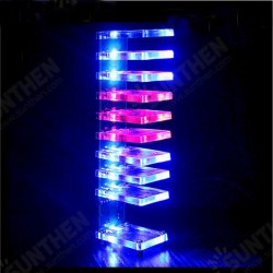 DIY Dream Crystal Electronic Column Light Cube LED Music Voice Spectrum Kit DIY Dream Crystal Electronic Column Light Cube LED Music Voice Spectrum Kit