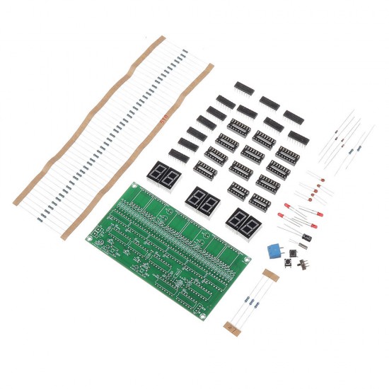DIY Electronic Kit 6 Bit Digital Circuit Clock Production Kit Skill Contest Training Materials