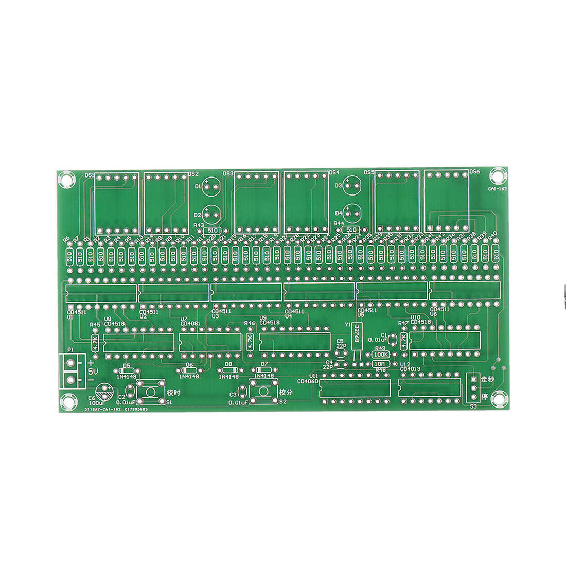 DIY Electronic Kit 6 Bit Digital Circuit Clock Production Kit Skill ...