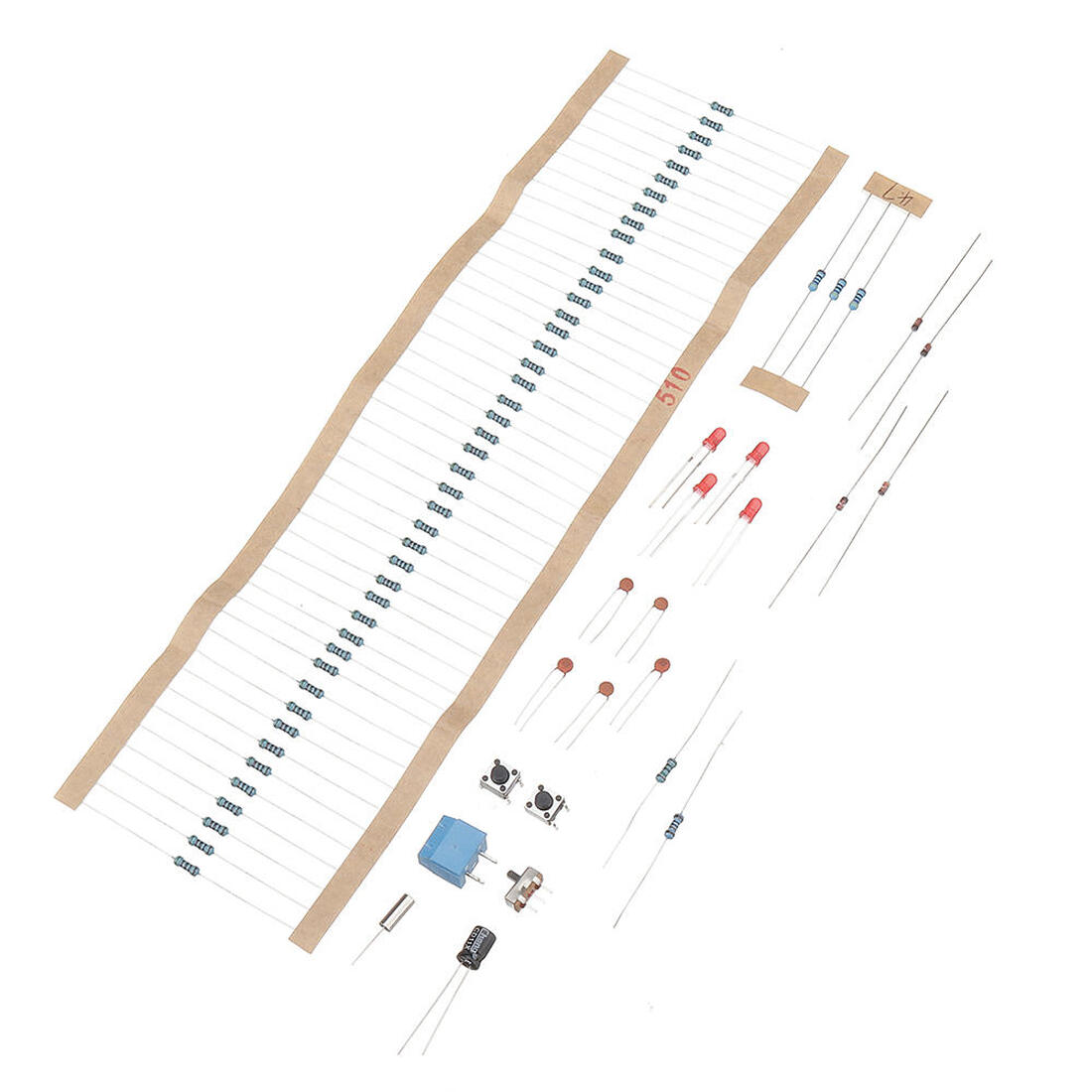 DIY Electronic Kit 6 Bit Digital Circuit Clock Production Kit Skill ...