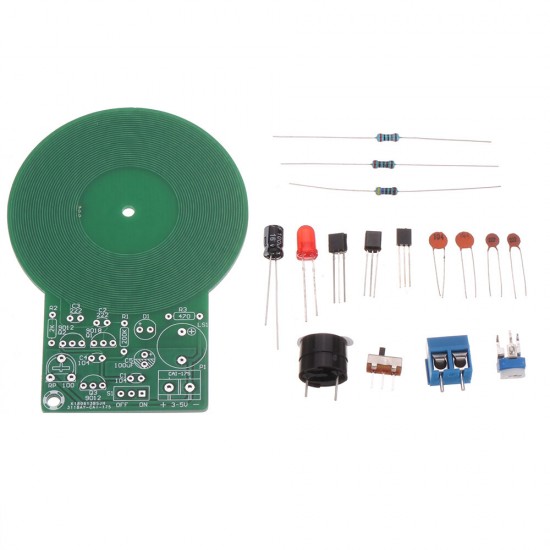 DIY Electronic Kit Set Metal Detect Electronic Parts DIY Soldering Practice Board for Skill Competition