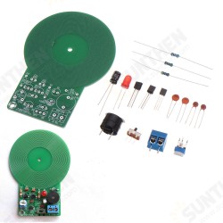 DIY Electronic Kit Set Metal Detect Electronic Parts DIY Soldering Practice Board for Skill Competition DIY Electronic Kit Set Metal Detect Electronic Parts DIY Soldering Practice Board for Skill Competition