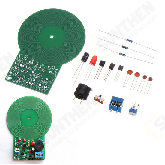 DIY Electronic Kit Set Metal Detect Electronic Parts DIY Soldering Practice Board for Skill Competition