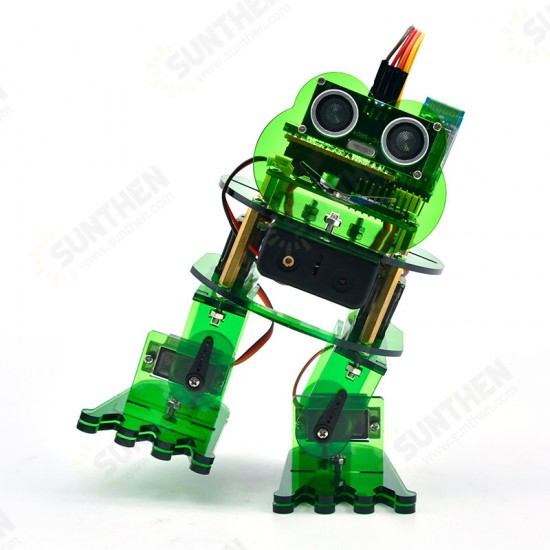 DIY Frog Dancing Robot Kit Walking Dance for Mixly Graphic Programming Maker STEAM Education