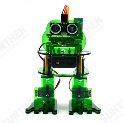DIY Frog Dancing Robot Kit Walking Dance for Mixly Graphic Programming Maker STEAM Education DIY Frog Dancing Robot Kit Walking Dance for Mixly Graphic Programming Maker STEAM Education