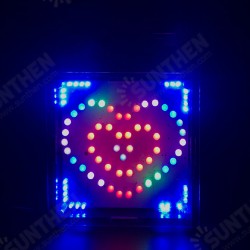 DIY Full-color RGB Heart-shaped LED Flashing Kit Electronic Kit DIY Full-color RGB Heart-shaped LED Flashing Kit Electronic Kit