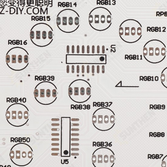 DIY Full-color RGB Heart-shaped LED Flashing Kit Electronic Kit