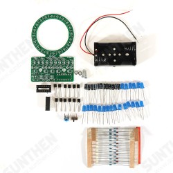 DIY Gradient LED Flash Light Production Kit Electronic 4017NE555 Soldering Training Parts DIY Gradient LED Flash Light Production Kit Electronic 4017NE555 Soldering Training Parts