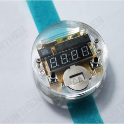 DIY LED Digital Watch Electronic Clock Kit With Transparent Cover DIY LED Digital Watch Electronic Clock Kit With Transparent Cover