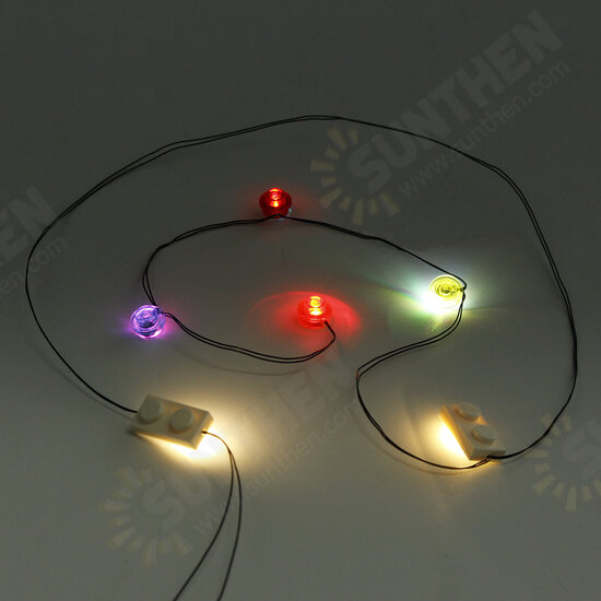 DIY LED Light Kit For LEGO 80105 Chinese New Year Temple Fair 80105 Lighting Building