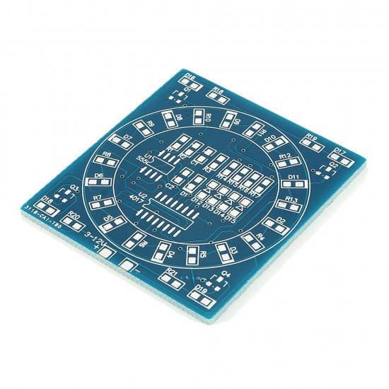 DIY SMD Component Soldering Practice Board Mini PCB Rotating LED Flash Kit