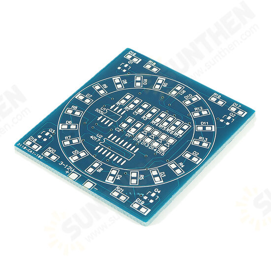 DIY SMD Component Soldering Practice Board Mini PCB Rotating LED Flash Kit