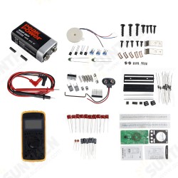 Digital Multimeter Teaching Kit DT9205A Multimeter SolderingTraining DIY Parts Production Kit Digital Multimeter Teaching Kit DT9205A Multimeter SolderingTraining DIY Parts Production Kit