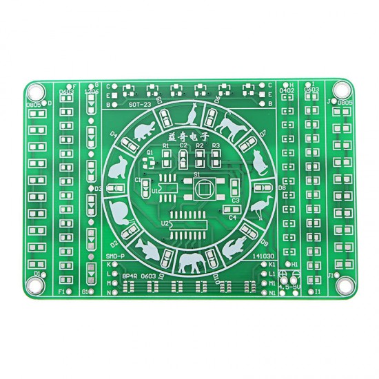 SMD Component Soldering Practice Board DIY Electronic Production Module Kit