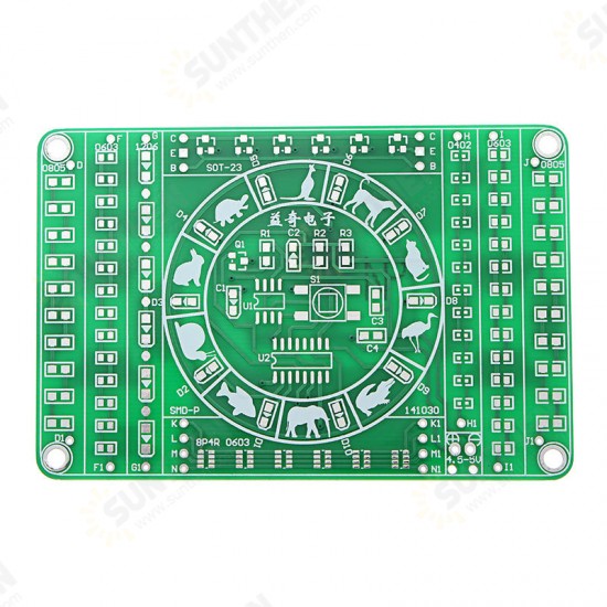 SMD Component Soldering Practice Board DIY Electronic Production Module Kit