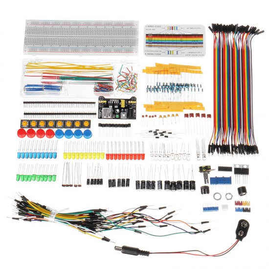 Electronic Components Super Starter Kits Power Supply Module Resistor Dupont Wire With Carton Box Package