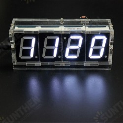 DIY 4 Digit LED Electronic Clock Kit Temperature Light Control Version DIY 4 Digit LED Electronic Clock Kit Temperature Light Control Version