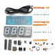 DIY 4 Digit LED Electronic Clock Kit Temperature Light Control Version